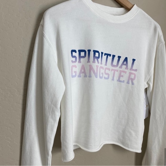 Spiritual Gangster Crop Sweatshirt - Picture 3 of 4
